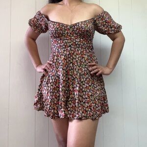 Floral mini dress